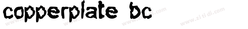 copperplate 29bc字体转换